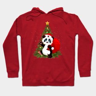 Cute Panda Claus Arrived - Adorable Panda - Kawaii Panda Hoodie